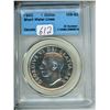 Image 1 : 1950 CCCS graded, Canadian silver voyageur dollar - MS62