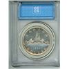 Image 2 : 1952 CCCS graded, Canadian silver voyageur dollar - MS60