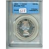Image 1 : 1953 CCCS graded, Canadian silver voyageur dollar - MS63