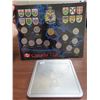 Image 1 : Lot of 2: 1999/2000 canada post keepsake tin (3 stamps/dove token) & canada 125 loonie/25 cent set (