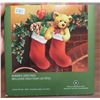 Image 1 : 2005 canada season's greeting gift set, colored stocking / teddy bear 25 cent
