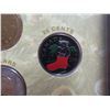 Image 5 : 2005 canada season's greeting gift set, colored stocking / teddy bear 25 cent