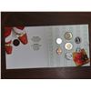 Image 2 : 2008 canada holiday commemorative coin set, colored santa 25 cent