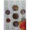 Image 3 : 2008 canada holiday commemorative coin set, colored santa 25 cent