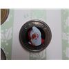 Image 4 : 2008 canada holiday commemorative coin set, colored santa 25 cent