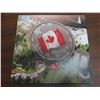 Image 1 : 2015 canada $25 fine silver coin, colored canada flag