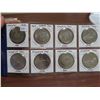 Image 1 : Lot of 8 edmonton klondike days dollars, 1968-1975