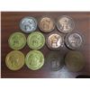 Image 4 : Collection of 11 wildwood alberta trade dollars (assorted years & metals)