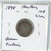 Image 2 : 1898 hong kong silver 10 cent