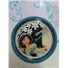 Image 3 : 2015 new zealand mint 1 troy Oz. Fine silver proof colored $2 coin, Disney "jasmine"