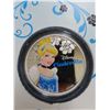 Image 3 : 2015 New zealand mint 1 troy OZ. Fine silver proof colored $2 coin, Disney"cinderella"