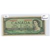 Image 1 : Raplacement bill serial #*B/M 2925217, canada 1954 $1, beattie/ Rasminsky