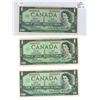 Image 1 : Lot of 3; 1967 canada $1 bills, all Beattie/ Rasminsky (#G/P2820971, #S/O4063667, #G/P 2493392