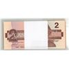 Image 2 : 50 consecutive UNC canada 1986 $2 bills, Theissen/Crow (#CBB 5118202-250)