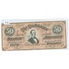 Image 1 : 1864 confederate  states of america $50 bill