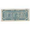 Image 2 : 1864 confederate  states of america $50 bill