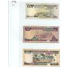 Image 1 : Lot of 3 saudi arabia bills: 1,5,10 riyals; years 1984-2007