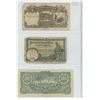 Image 2 : Lot of 3 bills: 1941 Farmers bank of china 1 yuan; 1938  belgium 5 frank; 1942-1944 "Banana money" M