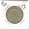 Image 1 : 1918 CANADIAN SILVER 50 CENT COIN