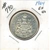 Image 1 : 1964 CANADIAN SILVER 50 CENT COIN