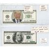 Image 1 : Donald Trump Bill and USA on one Side/Korea on Other Side- 100 Dollar bill- Both not legal Tender
