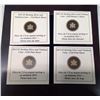 Image 5 : 2011 Set of 4 Sterling Silver & Niobium Coins. Includes Full Buck Moon, Fall Hunter’s Moon,