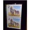 Image 5 : 2006 Limited Edition Sable Island Horse & Foal $5 Stamp & Coin Set. Includes 2 $2 Stamps. The coin i