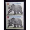 Image 5 : 2004 Limited Edition Great Grizzly $8 Stamp & Coin Set. Includes 2 $8 Stamps. The Grizzly coin is 99