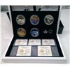 Image 6 : 2016 Complete set of 5 Landscape Illusion $20 Coins. They depict the Mountain Goat, Butterfly, Salmo