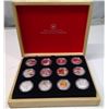 Image 3 : 2013 Complete set of 12 $10 coins. Includes Inukshuk, Beaver, RCMP, Polar Bear, Canadian Summer Fun,