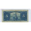 Image 2 : 1937 Canadian 5 dollar bill - Gordon/Towers - M/C 5929582
