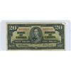 Image 1 : 1937 Canadian 20 dollar bill - Gordon/Towers - B/E 9777622