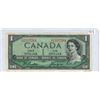 Image 1 : 1954 Canadian 1 dollar bill - Beattie/Coyne - E/M 2337264