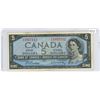 Image 1 : 1954 Canadian 5 dollar bill - Beattie/Rasminsky - V/S 1957112