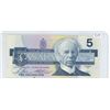 Image 1 : 1986 Canadian 5 dollar bill - Bonin/Thiessen - ANB 5434844