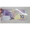 Image 2 : 2001 Canadian 10 dollar bill - Knight/Dodge - BEI 8439603