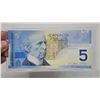 Image 2 : 2002 Canadian 5 dollar bill - Jenkins/Dodge - HNP 0680432