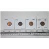 Image 1 : 4 Canadian small cent coins - 1929, 1934, 1936, 1950