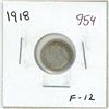 Image 1 : 1918 Canadian silver 5 cent coin