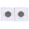 Image 2 : 2 Canadian 5 cent coins - 1922-23