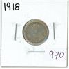Image 1 : 1918 Canadian silver 10 cent coin