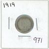 Image 1 : 1919 Canadian silver 10 cent coin