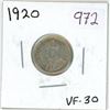 Image 1 : 1920 Canadian silver 10 cent coin