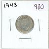 Image 1 : 1943 Canadian silver 10 cent coin