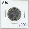 Image 1 : 1956 Canadian silver 25 cent coin