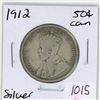 Image 1 : 1912 Canadian silver 50 cent coin