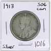 Image 1 : 1913 Canadian silver 50 cent coin