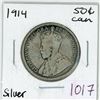 Image 1 : 1914 Canadian silver 50 cent coin