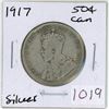 Image 1 : 1917 Canadian silver 50 cent coin