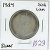 Image 1 : 1929 Canadian silver 50 cent coin